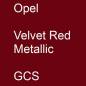 Preview: Opel, Velvet Red Metallic, GCS.